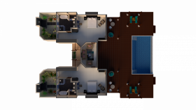 Two Bedroom Garden Oasis Family Pool Villa (380 m2)